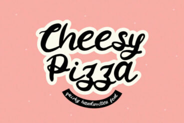 Cheesy Pizza Font