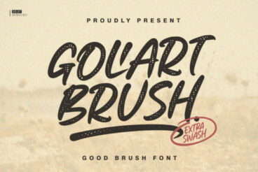 Goliart Brush Font