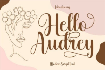 Hello Audrey Font