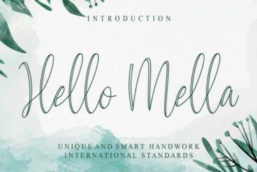 Hello Mella Font