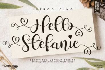 Hello Stefanie Font