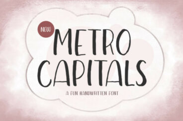 Metro Capitals Font