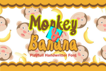 Monkey and Banana Font