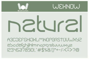 Natural Font