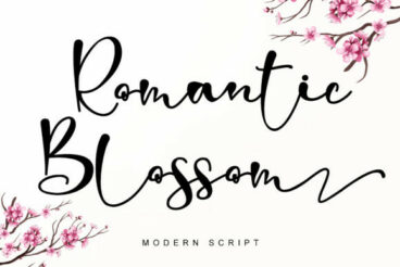 Romantic Blossom Font