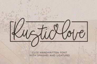 Rustic Love Font