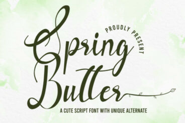 Spring Butter Font