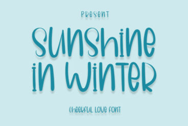 Sunshine in Winter Font