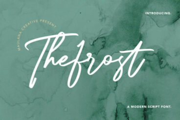 Thefrost Font