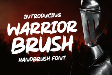 Warrior Brush Font