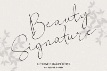 Beauty Signature Font