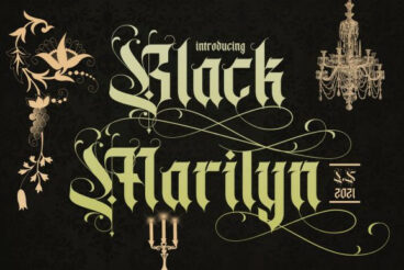 Black Marilyn Font