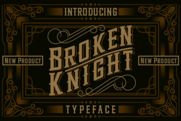Broken Knight Font