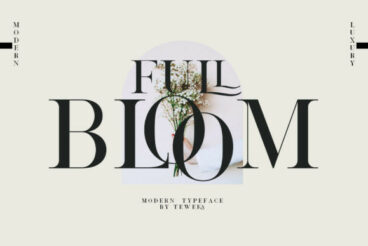 Full Bloom Font