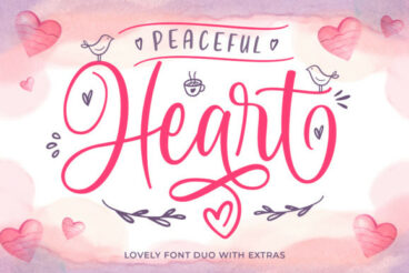 Peaceful Heart Font