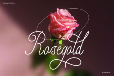 Rosegold Font