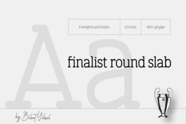 Finalist Round Slab Font