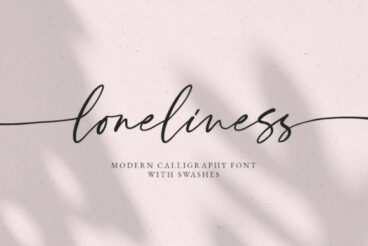 Loneliness Font