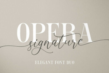 Opera Signature Font