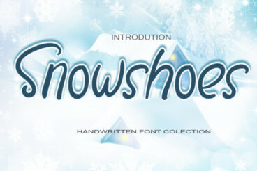 Snowshoes Font