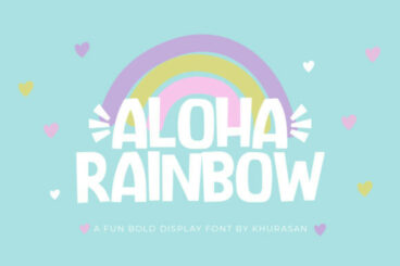 Aloha Rainbow Font