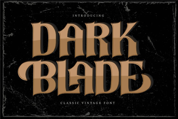 Blade Font - Free Font