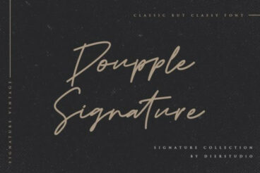 Doupple Signature Font