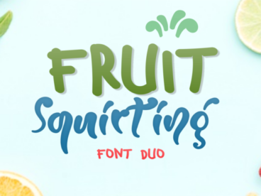 Fruit Squirting Font