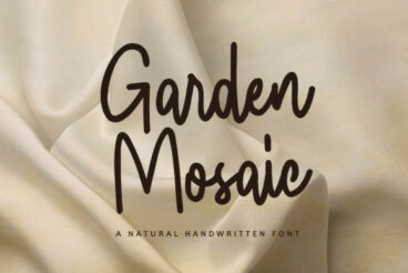 Garden Mosaic Font