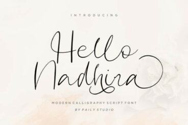 Hello Nadhira Font
