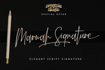Marwah Signature Font