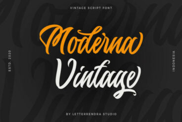 Moderna Vintage Font