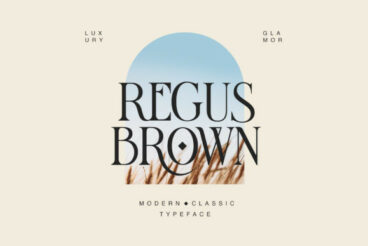 Regus Brown Font