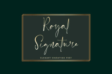 Royal Signature Font