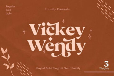 Vickey Wendy Font