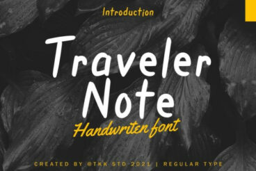 Traveler Note Font
