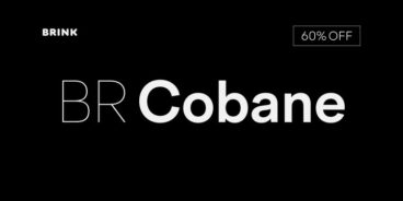 BR Cobane Font