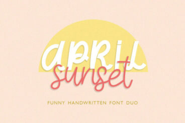 April Sunset Font