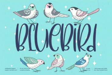 Blue Bird Font