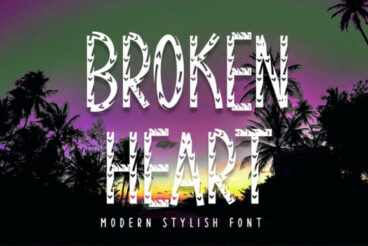 Broken Heart Font