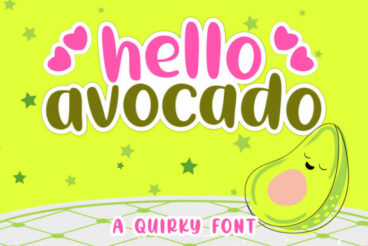 Hello Avocado Font