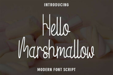 Hello Marshmallow Font