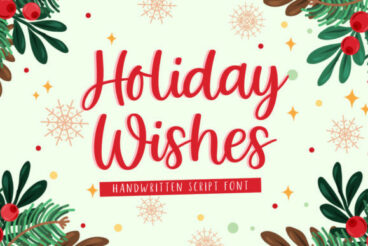 Holiday Wishes Font