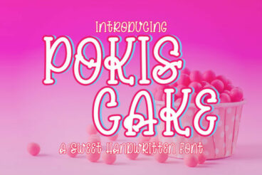 Pokis Cake Font
