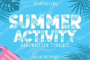 Summer Activity Font