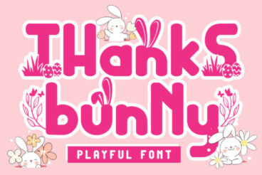 Thanks Bunny Font