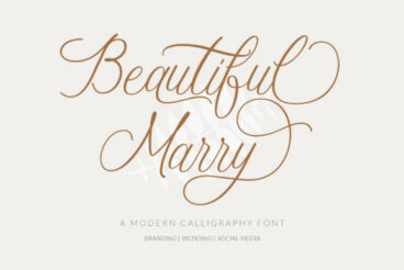 Beautiful Marry Font
