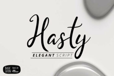 Hasty Font