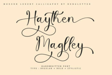 Haythen Maglley Font