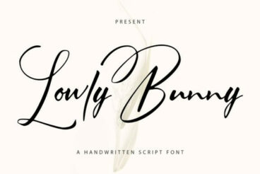 Lowly Bunny Font